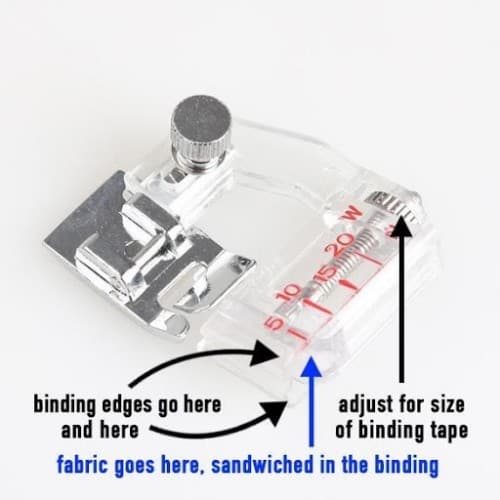 binding foot guide