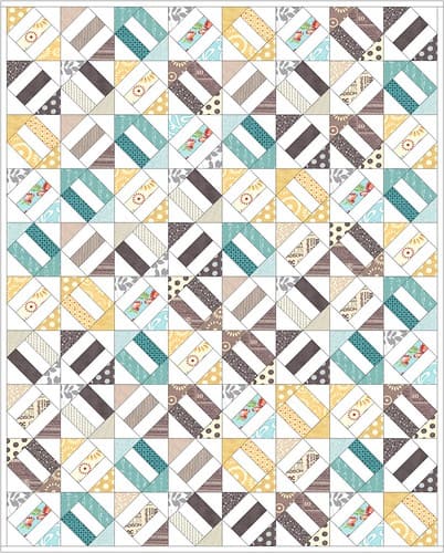 Free Quilt tutorial Cracker Scraps by Angela Pingel