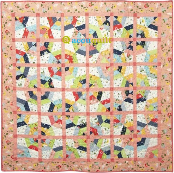 GO! Clover Hollow Spider Web - free quilt pattern