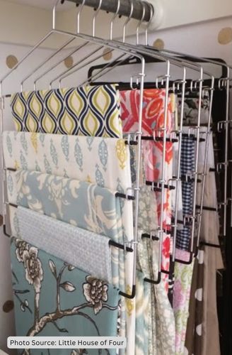 Sewing Room Organization - Go Vertical - from Little House of Four