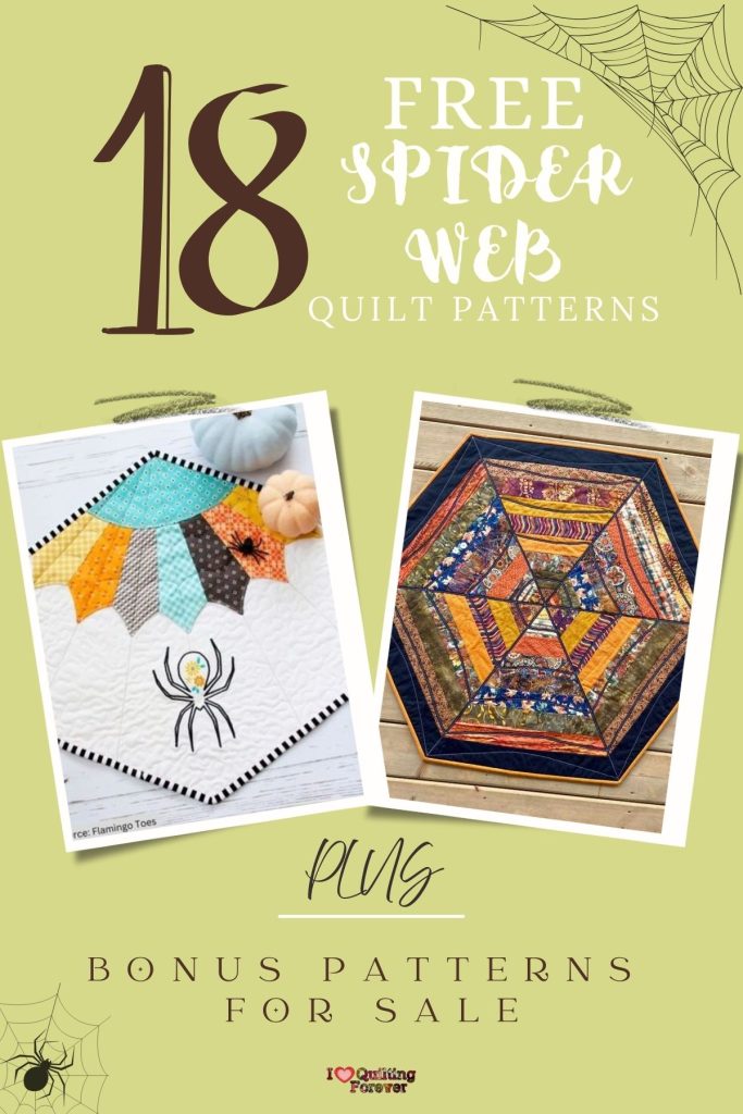 Spider Web Quilt Patterns Roundup 1 ILQF Pinterest