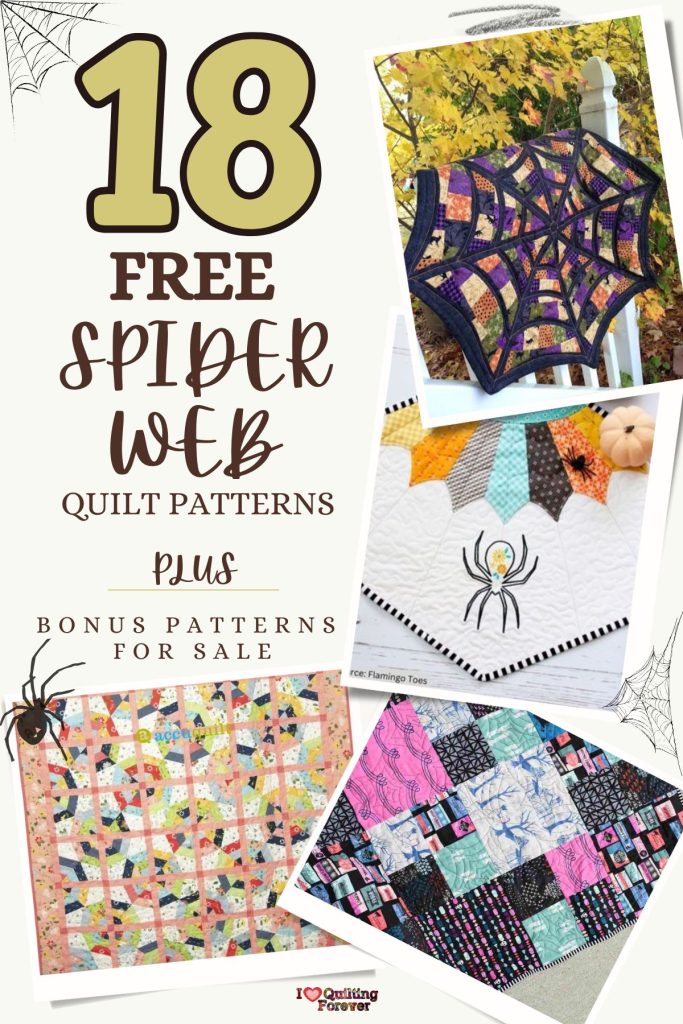 Spider Web Quilt Patterns Roundup 2 ILQF Pinterest