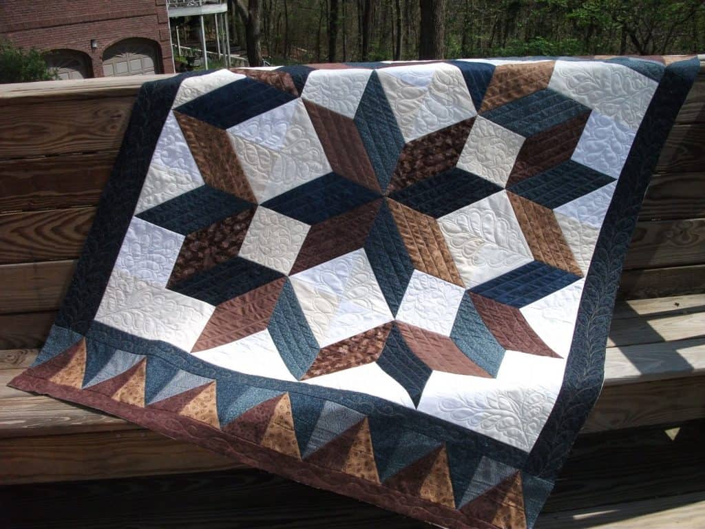 7 Striking Carpenter's Star and Carpenter's Wheel Quilt Patterns I