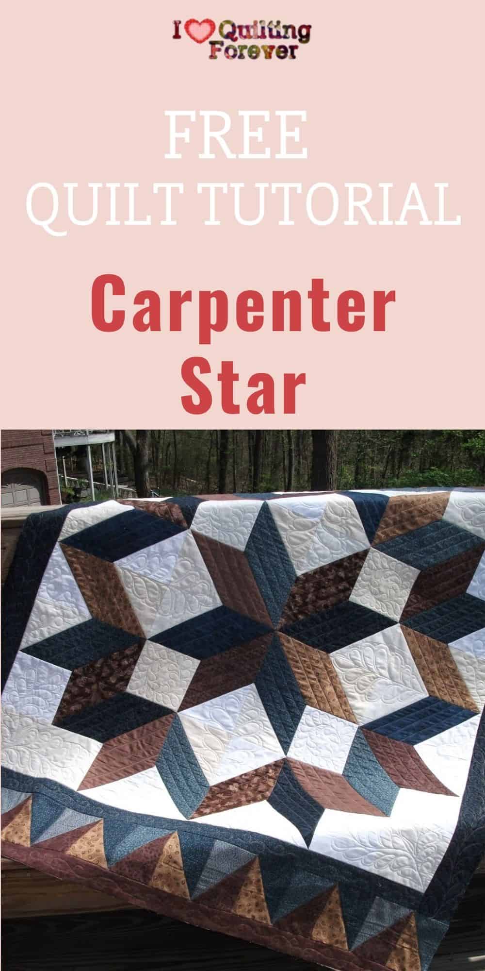 Top 8 Free Carpenter’s Star and Carpenter’s Wheel Quilt Patterns (+7 ...