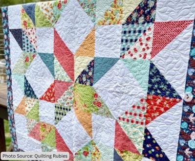 Top 8 Free Carpenter’s Star and Carpenter’s Wheel Quilt Patterns (+7 ...