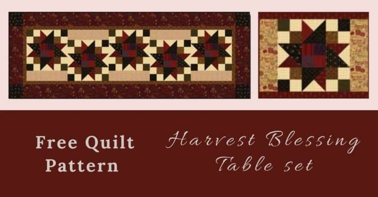 I love Quilting Feature Image_Harvest Blessing Quilt Table set