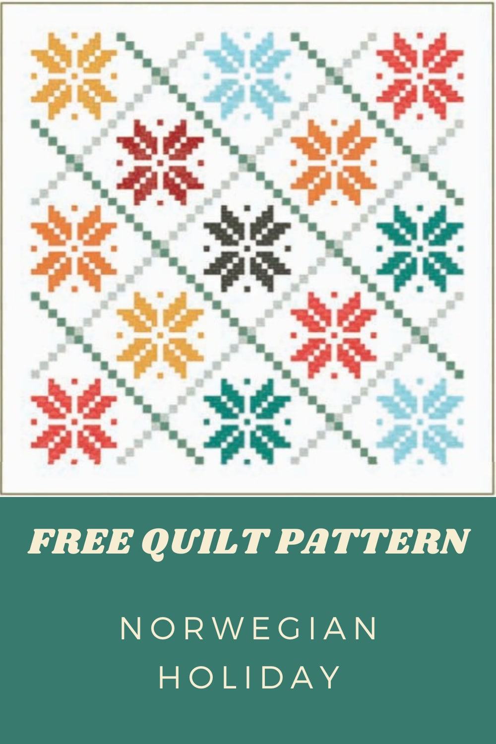 Free Quilt Pattern Norwegian Holiday I Love Quilting Forever