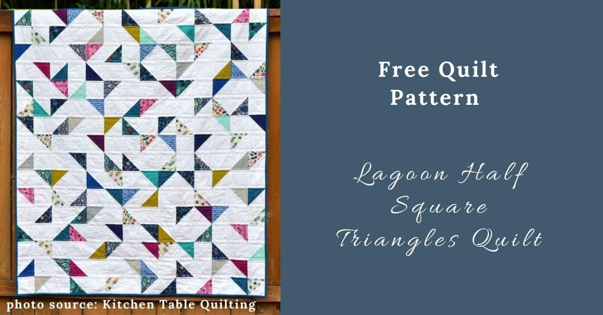 I love Quilting Feature Image_Lagoon Half Square Triangles Quilt