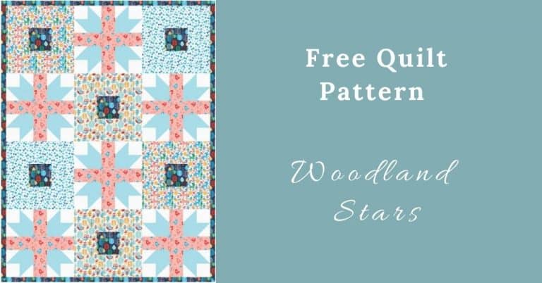 I love Quilting Feature Image_Woodland Stars Quilt