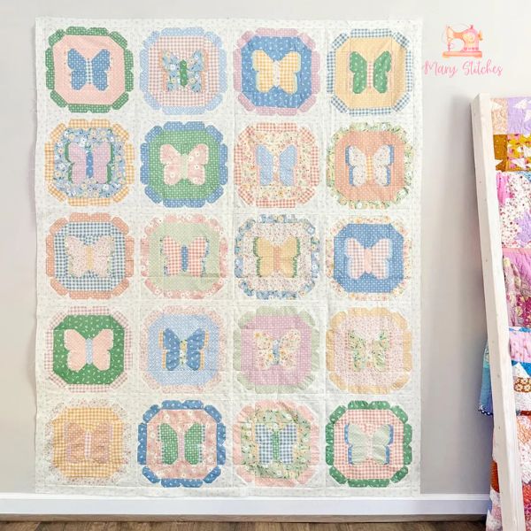 Butterflies in Bloom Quilt Pattern - etsy