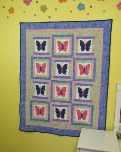Butterfly Throw Quilt Pattern