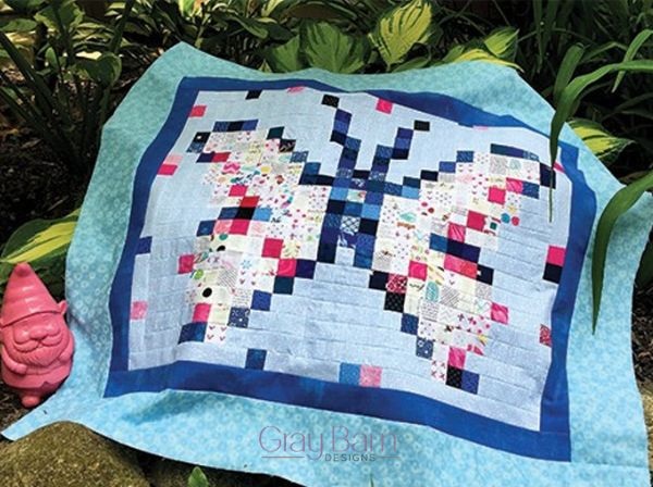 Flutterby Butterfly - free quilt pattern