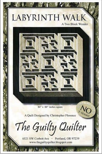 Labyrinth Walk Quilt Pattern -etsy
