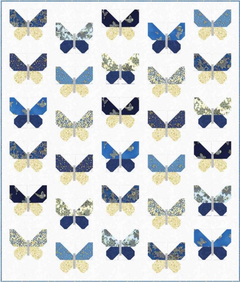 Top 25 Free Butterfly Quilt Block and Quilt Patterns (+20 Bonus ...