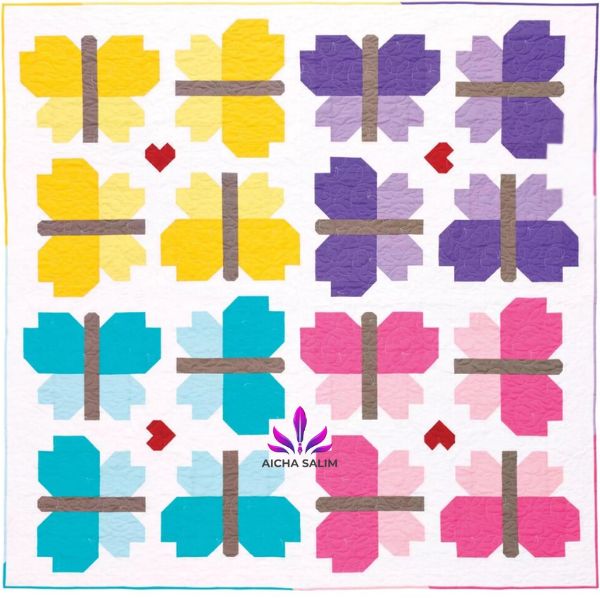 Social Butterfly Quilt Pattern - etsy