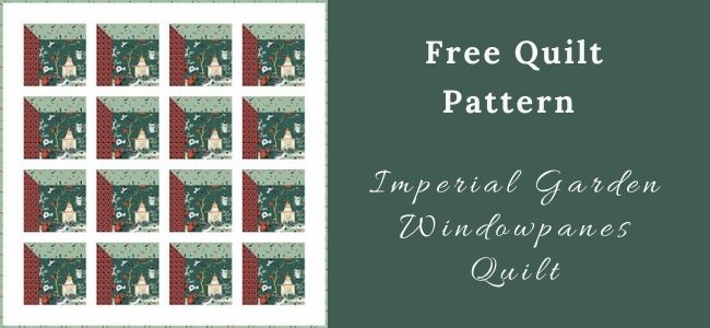 I love Quilting Forever Imperial Garden Windowpanes Quilt