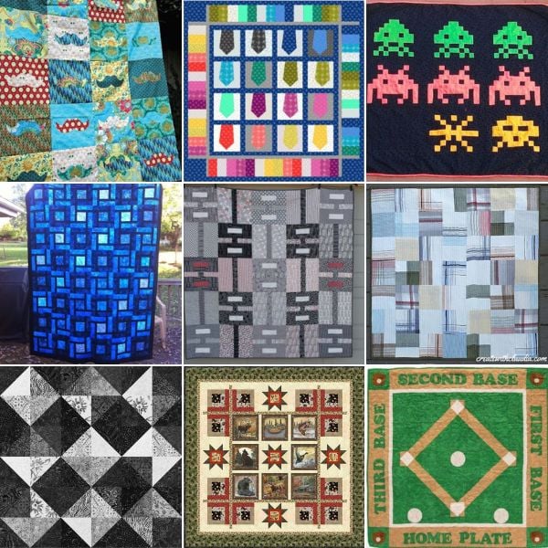 Quilt Patterns for Men roundup ILQF featured cover