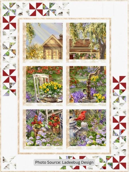 Spring Window Quilt Pattern - etsy