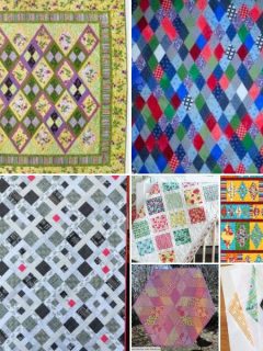 Diamond Quilt Patterns roundup ILQF featured cover