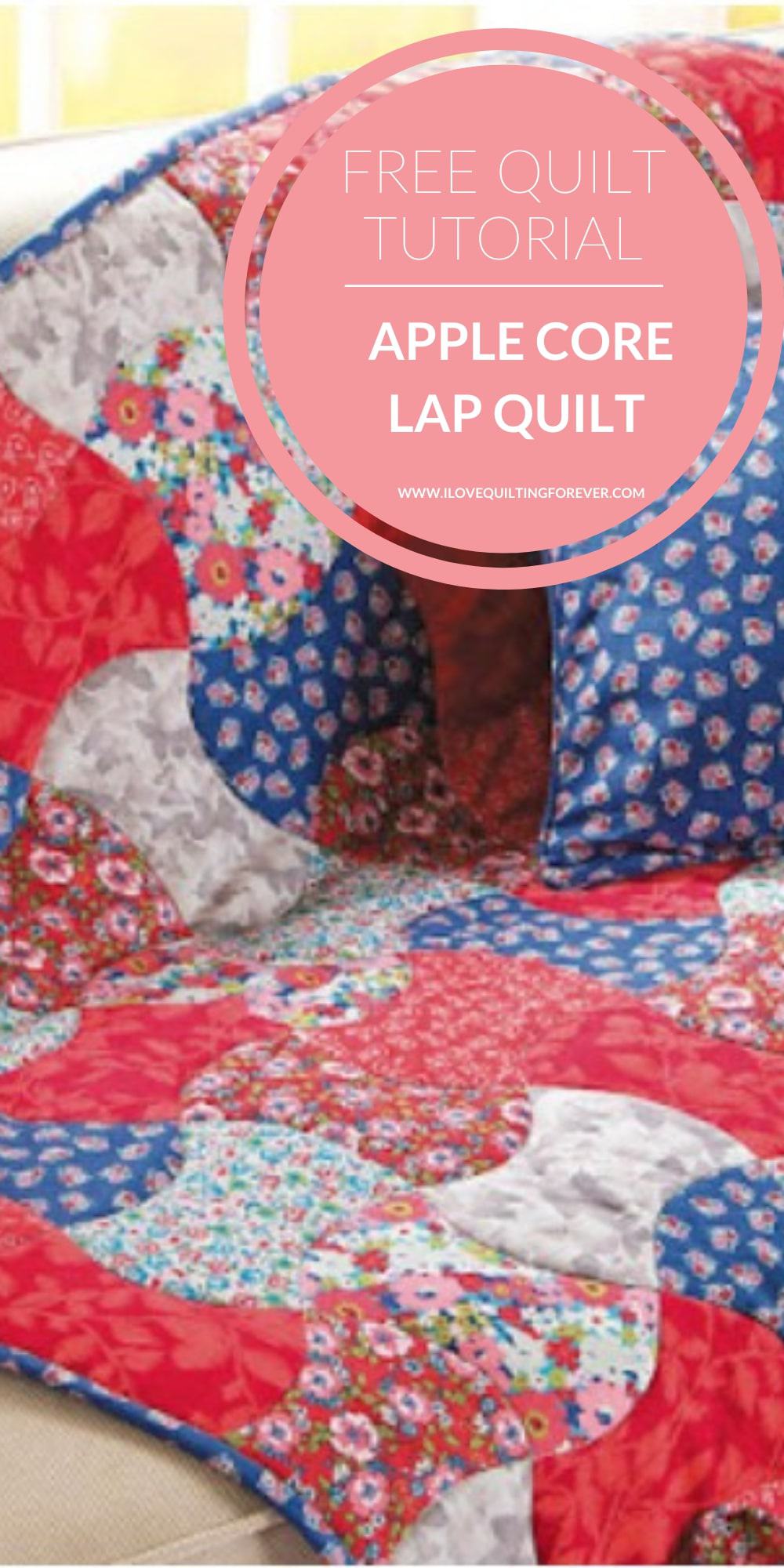 Free Quilt Pattern Apple Core Lap Quilt I Love Quilting Forever