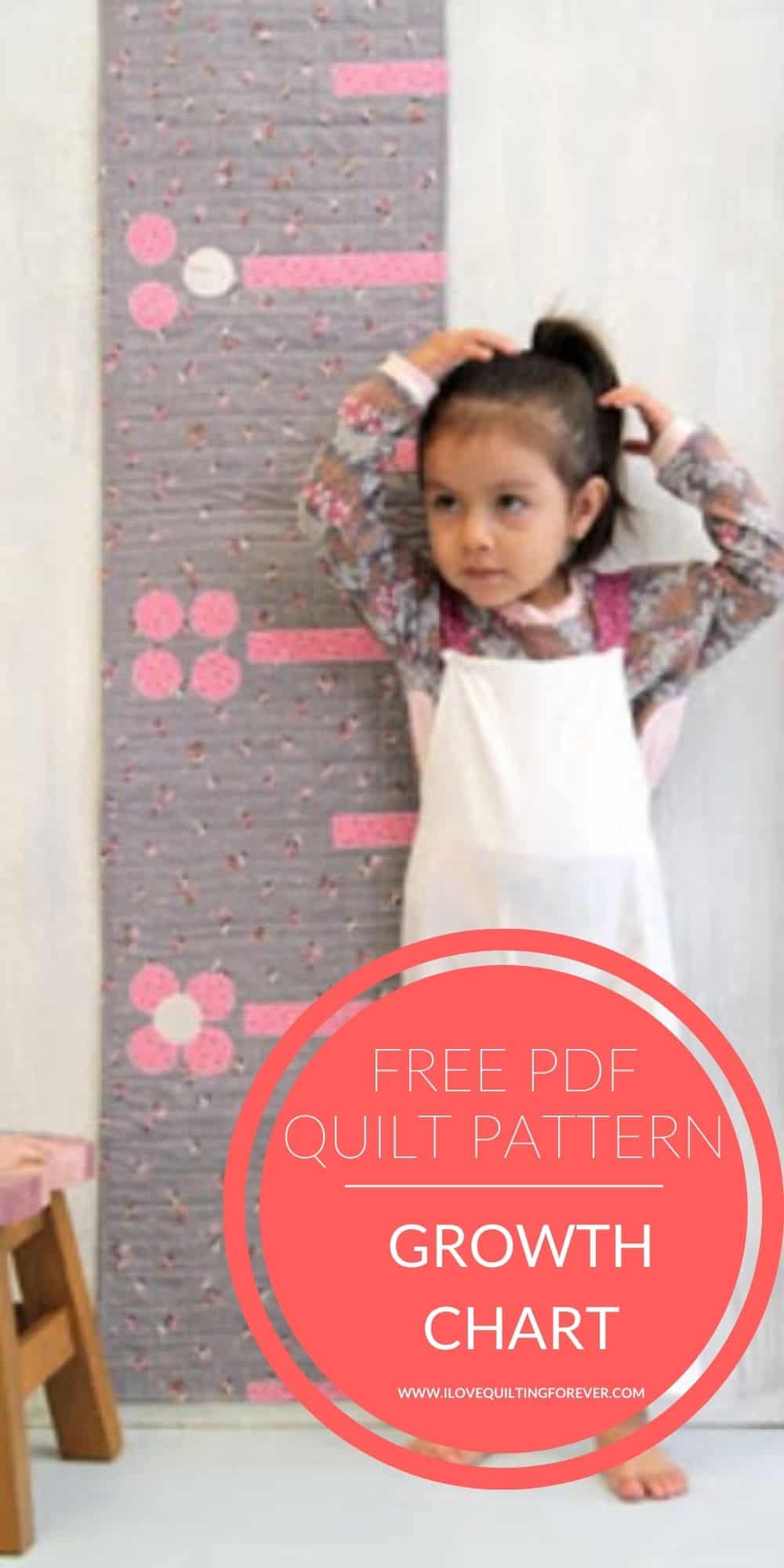 Free Quilt Pattern Growth Chart I Love Quilting Forever