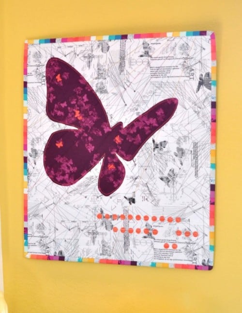 NeoVol quilt - free butterfly quilt pattern