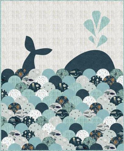 Free Quilt Pattern - Whale Sighting by Natalie Crabtree for Windham Fabrics