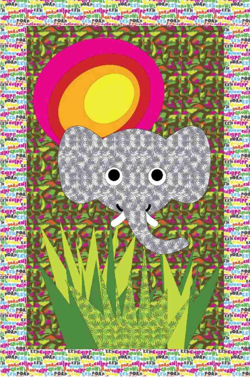Elephant Wall Hanging - Free Quilt Pattern