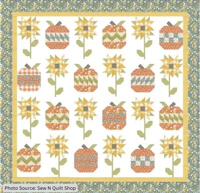 Fall Garden Quilt Pattern - etsy
