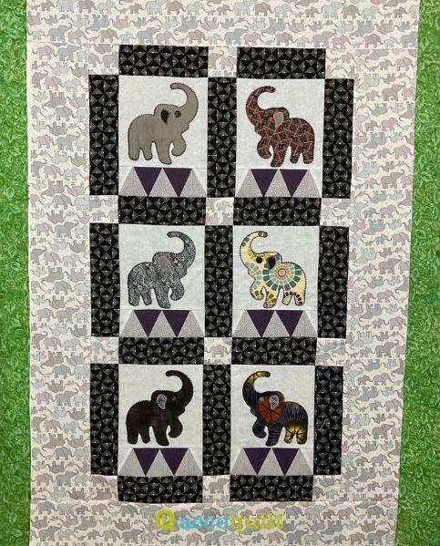 GO! Circus Elephant Quilt Pattern