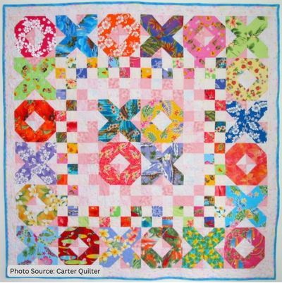 Hugs and Kisses for Baby - free quilt pattern