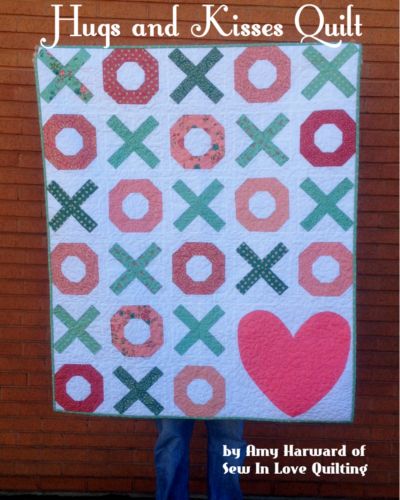  I love you Hugs and Kisses  - free quilt pattern