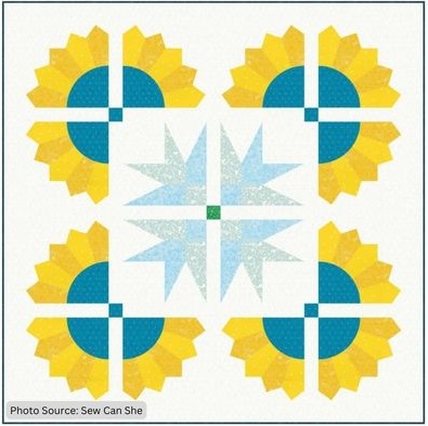 Peace for Ukraine - free quilt pattern