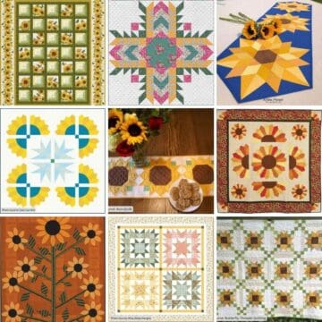 Sunflower Quilt Patterns featured cover