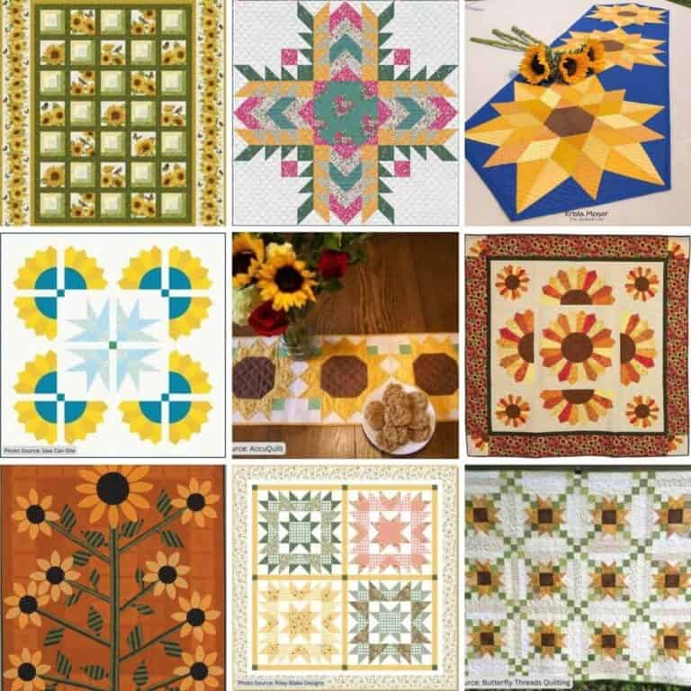 Sunflower Quilt Patterns featured cover
