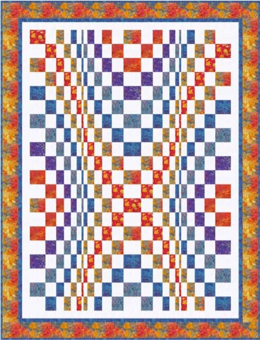 Free Bargello Quilt Pattern - Color Current