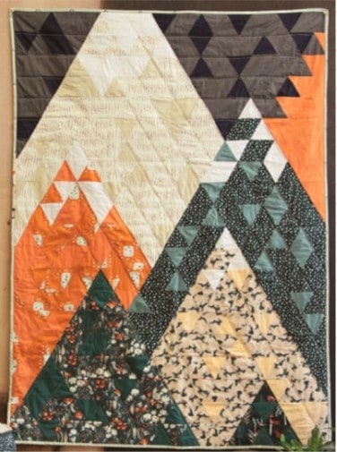 Free Quilt Pattern - Mountains Quilt from Art Gallery Fabrics