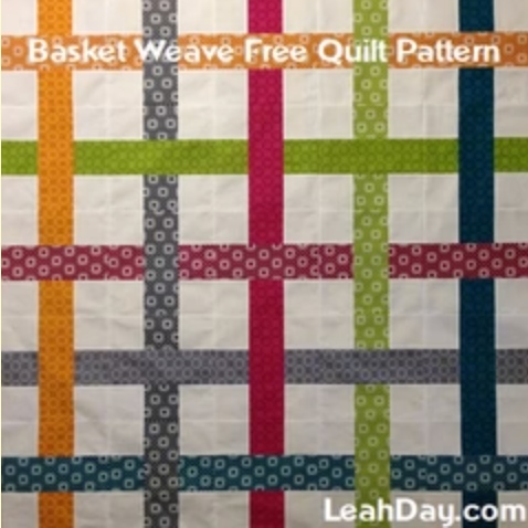Beginner Basket Weave - Free Quilt Pattern