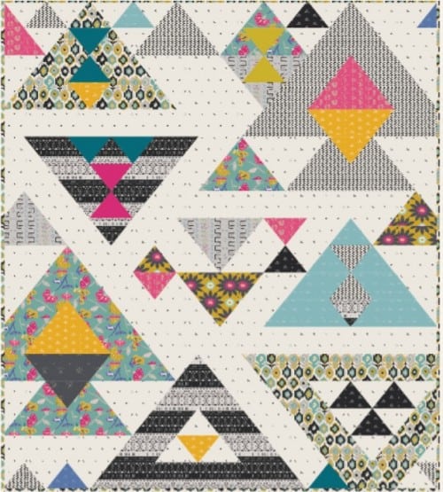 Free Quilt Pattern- Pyramid Points by AGF Studio