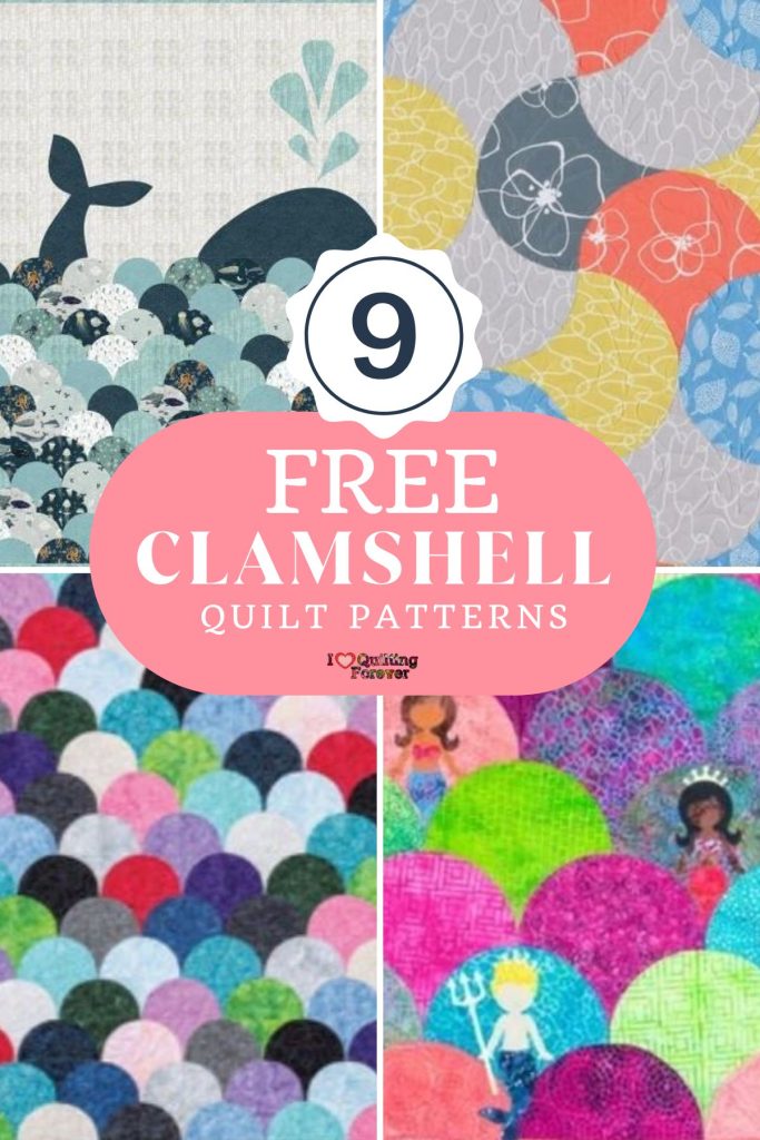 Clamshell Quilt Patterns Roundup 2 ILQF Pinterest
