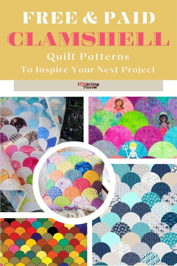 Clamshell Quilt Patterns Roundup 3 ILQF Pinterest