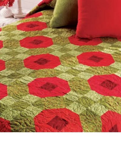 GO! Bed of Roses - Free Quilt Pattern