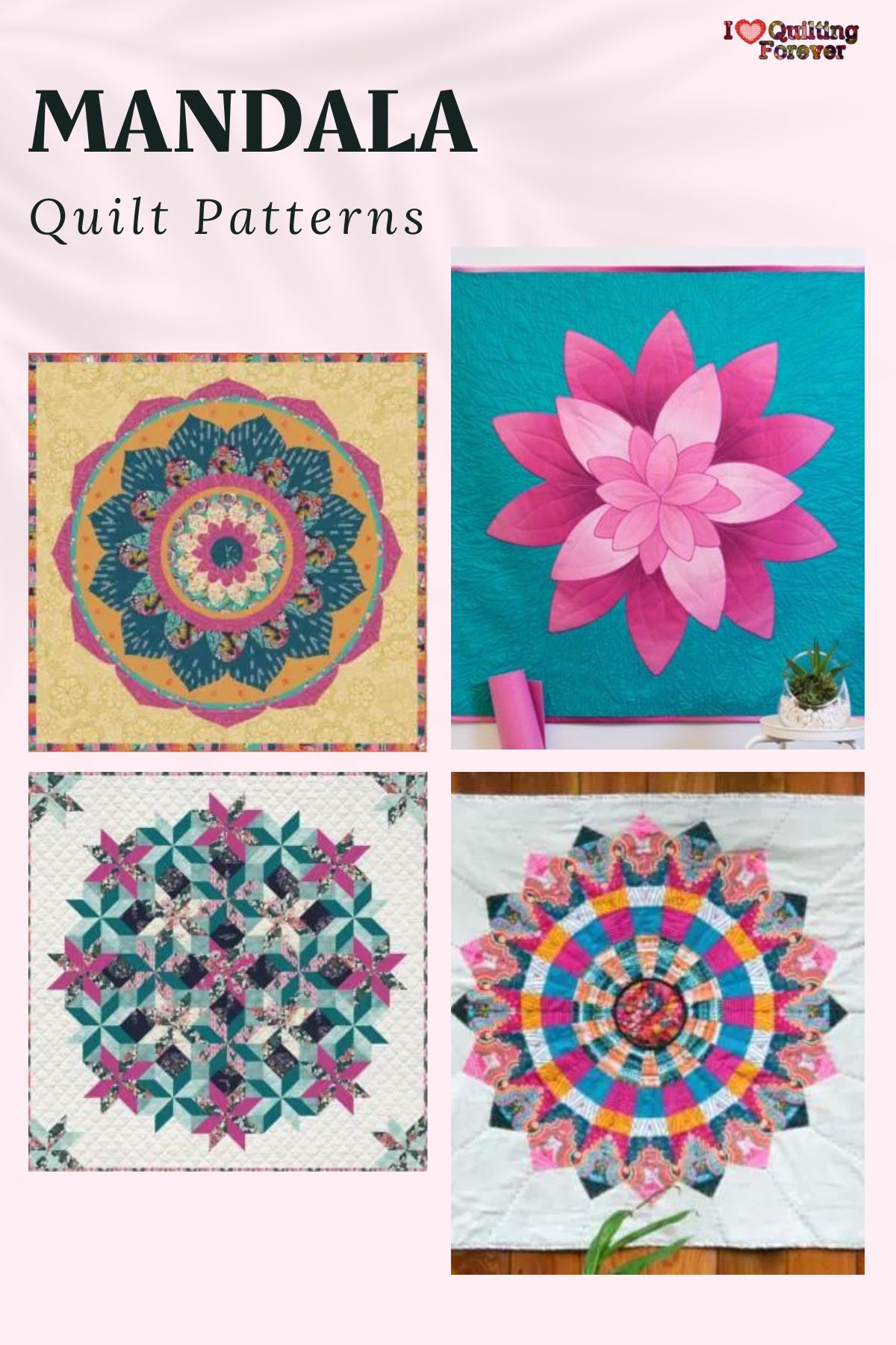 Top 6 Free Mandala Quilt Patterns (+7 Bonus Patterns For Sale) I Love