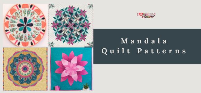 Mandala Quilt Patterns roundup - featured cover - ILQF