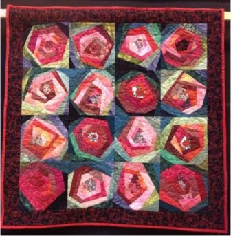 free quilt tutorial Rose Quilt Block by Christine Mann and Felicity Walker of New Quilters blog