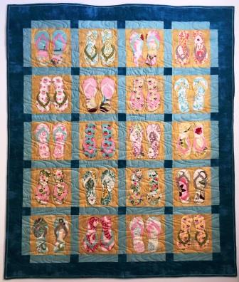 free quilt pattern - Sand Surf and Sun quilt by APQS