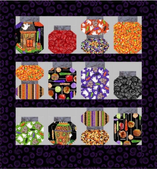 Spooky Treats Quilt - Free Quilt Pattern