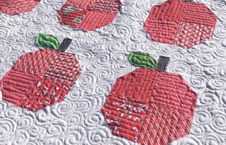 Sweet Apple Quilt Block - Free Quilt Pattern