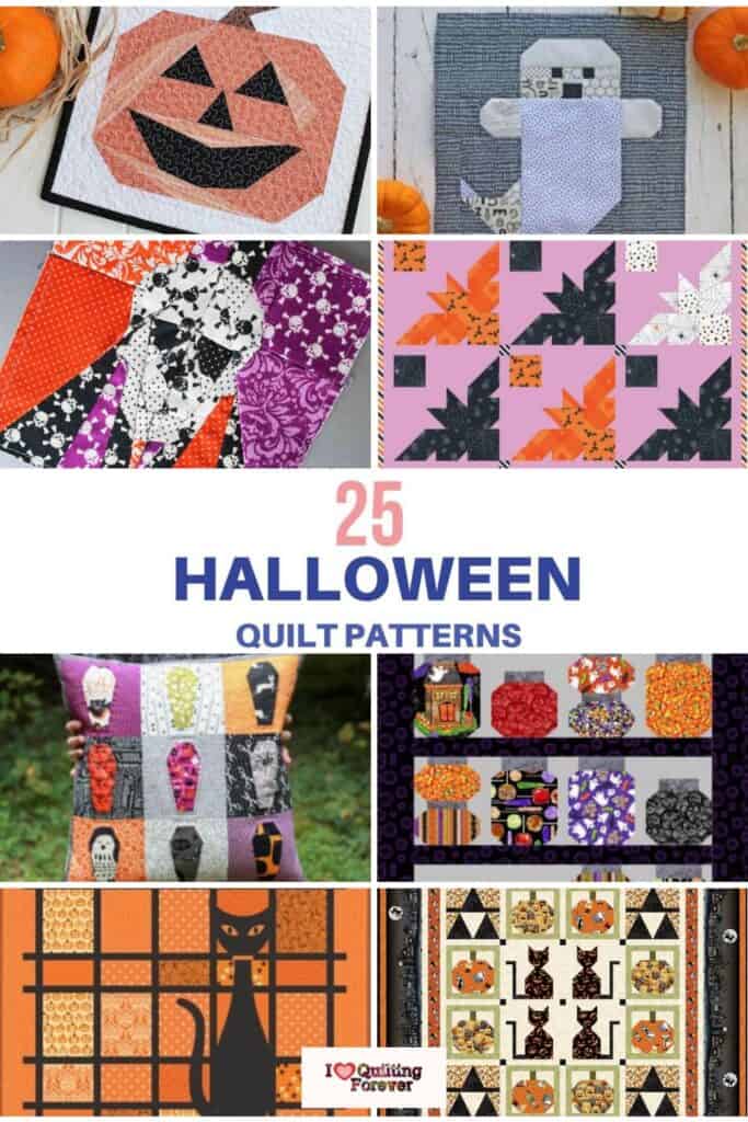 Halloween Quilt Patterns roundup - Pinterest ILQF