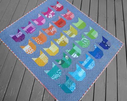 The Cat Mini Quilt - free quilt pattern